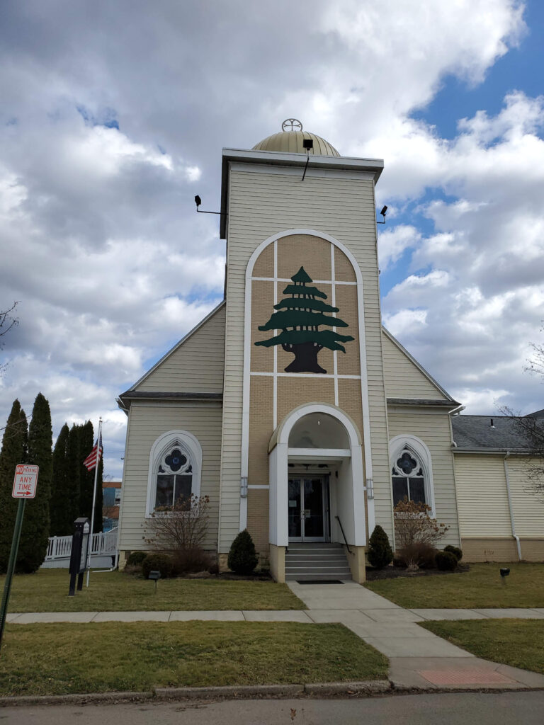 Saint Joseph's Exterior on a Cloudy Day